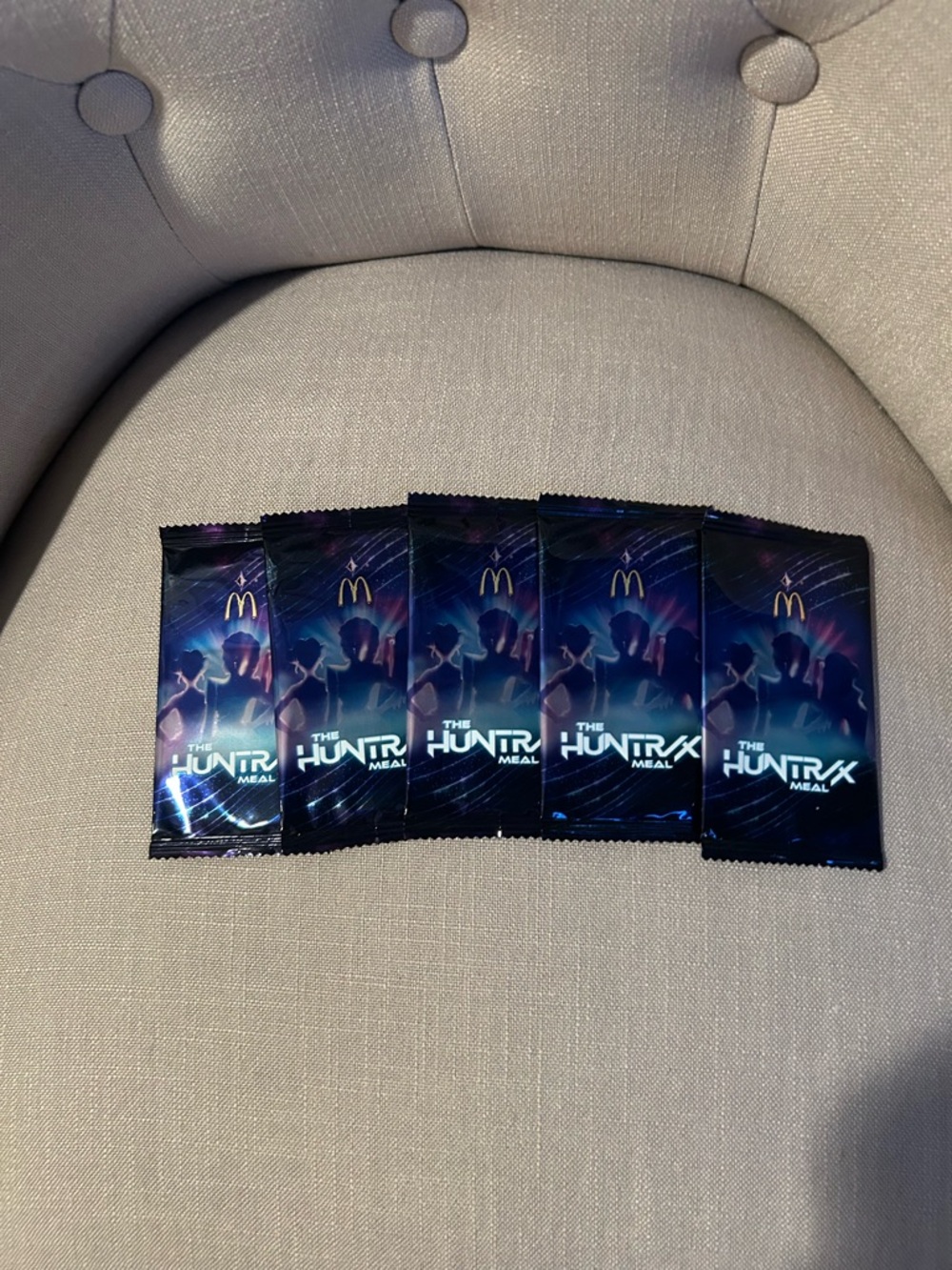 McDonald's The Huntrx Meal Collectable Cards (Set of 5)